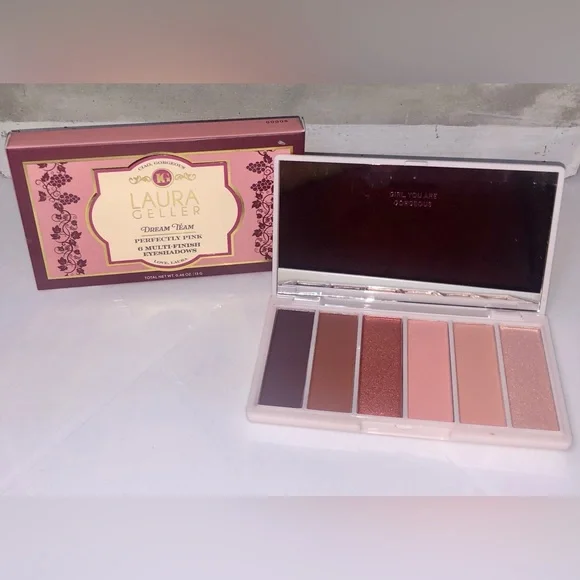 BNIB Laura Geller Compact Dream Team Perfectly Pink Eyeshadow Palette - Picture 7 of 7